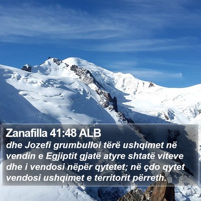 Zanafilla 41:48 ALB Bible Verse Image