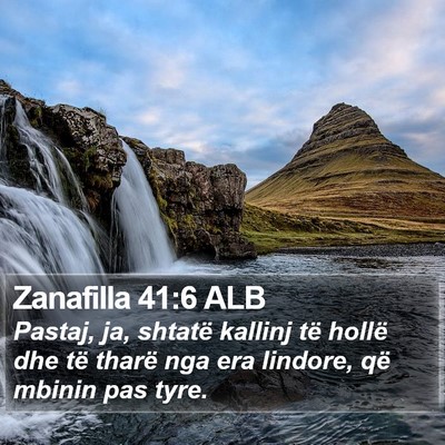 Zanafilla 41:6 ALB Bible Verse Image