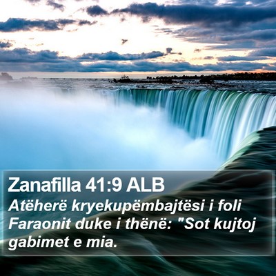 Zanafilla 41:9 ALB Bible Verse Image