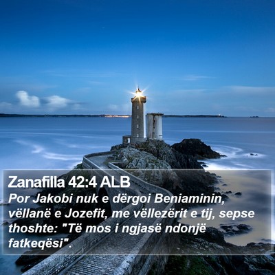 Zanafilla 42:4 ALB Bible Verse Image