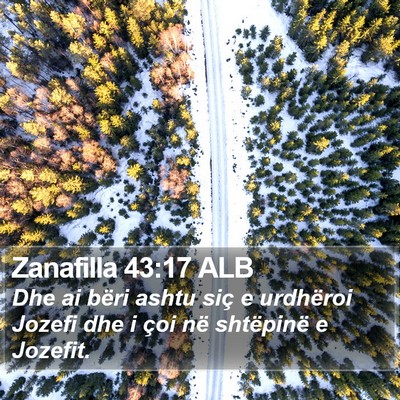 Zanafilla 43:17 ALB Bible Verse Image