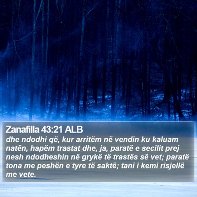 Zanafilla 43:21 ALB Bible Verse Image