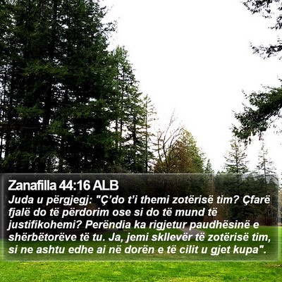 Zanafilla 44:16 ALB Bible Verse Image