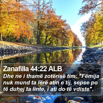 Zanafilla 44:22 ALB Bible Verse Image