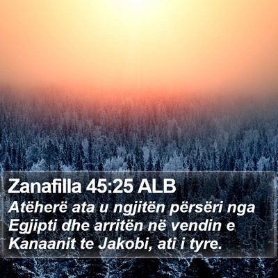 Zanafilla 45:25 ALB Bible Verse Image