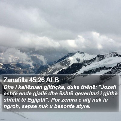 Zanafilla 45:26 ALB Bible Verse Image
