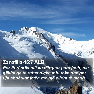 Zanafilla 45:7 ALB Bible Verse Image