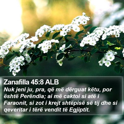 Zanafilla 45:8 ALB Bible Verse Image
