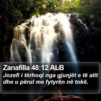 Zanafilla 48:12 ALB Bible Verse Image