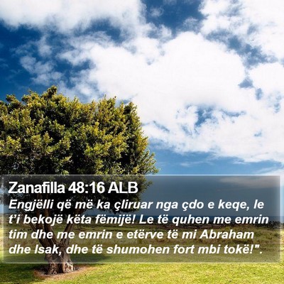 Zanafilla 48:16 ALB Bible Verse Image