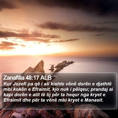 Zanafilla 48:17 ALB Bible Verse Image