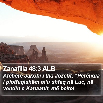 Zanafilla 48:3 ALB Bible Verse Image