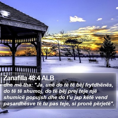 Zanafilla 48:4 ALB Bible Verse Image