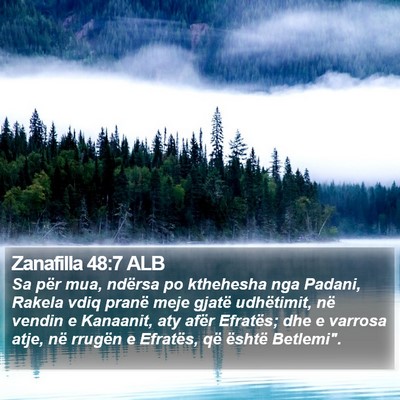 Zanafilla 48:7 ALB Bible Verse Image
