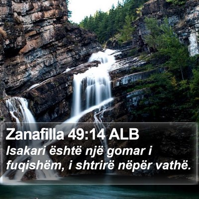 Zanafilla 49:14 ALB Bible Verse Image