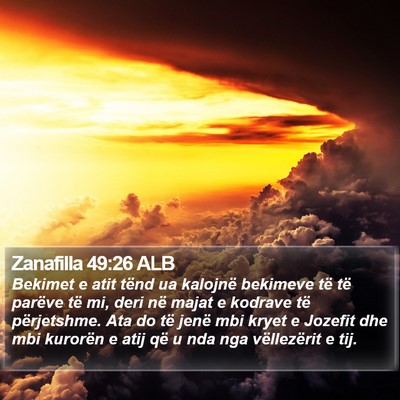 Zanafilla 49:26 ALB Bible Verse Image