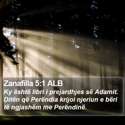 Zanafilla 5:1 ALB Bible Verse Image