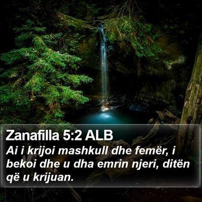 Zanafilla 5:2 ALB Bible Verse Image