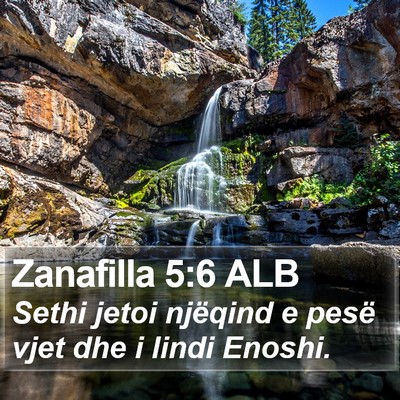 Zanafilla 5:6 ALB Bible Verse Image