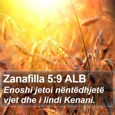 Zanafilla 5:9 ALB Bible Verse Image