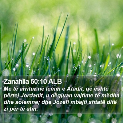 Zanafilla 50:10 ALB Bible Verse Image