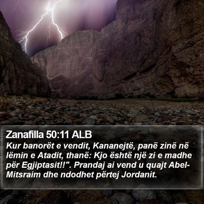 Zanafilla 50:11 ALB Bible Verse Image