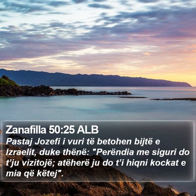 Zanafilla 50:25 ALB Bible Verse Image