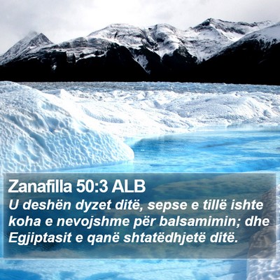 Zanafilla 50:3 ALB Bible Verse Image