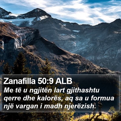 Zanafilla 50:9 ALB Bible Verse Image