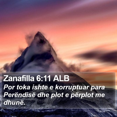 Zanafilla 6:11 ALB Bible Verse Image