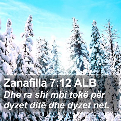Zanafilla 7:12 ALB Bible Verse Image