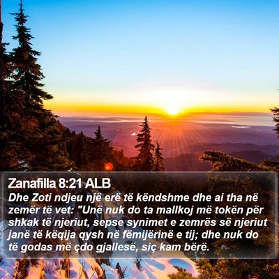 Zanafilla 8:21 ALB Bible Verse Image