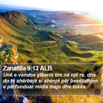 Zanafilla 9:13 ALB Bible Verse Image