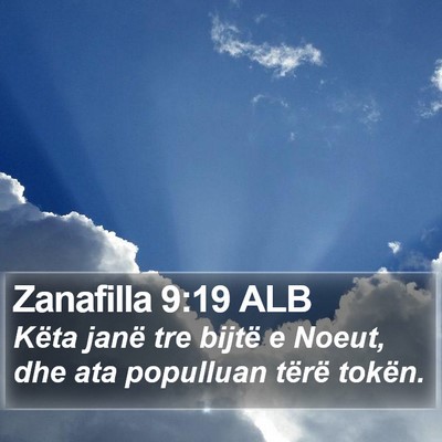 Zanafilla 9:19 ALB Bible Verse Image