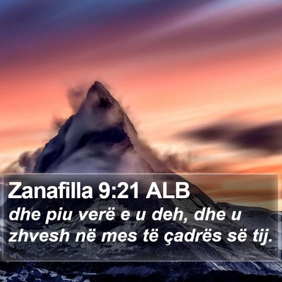 Zanafilla 9:21 ALB Bible Verse Image