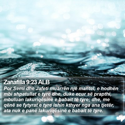 Zanafilla 9:23 ALB Bible Verse Image