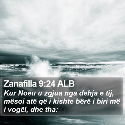 Zanafilla 9:24 ALB Bible Verse Image