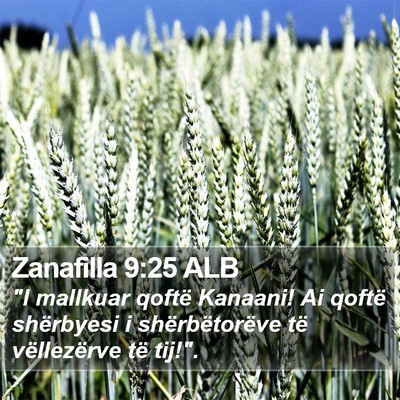 Zanafilla 9:25 ALB Bible Verse Image