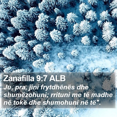 Zanafilla 9:7 ALB Bible Verse Image