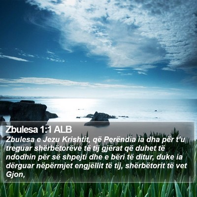 Zbulesa 1:1 ALB Bible Verse Image