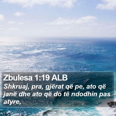 Zbulesa 1:19 ALB Bible Verse Image