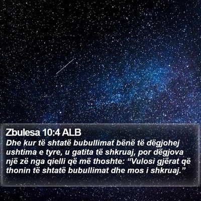 Zbulesa 10:4 ALB Bible Verse Image