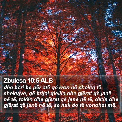 Zbulesa 10:6 ALB Bible Verse Image