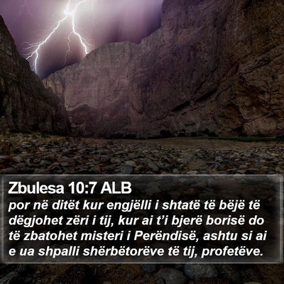 Zbulesa 10:7 ALB Bible Verse Image
