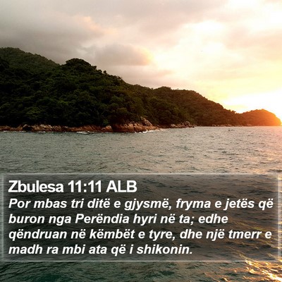 Zbulesa 11:11 ALB Bible Verse Image