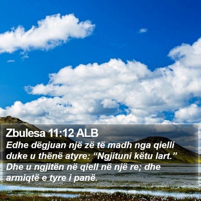 Zbulesa 11:12 ALB Bible Verse Image
