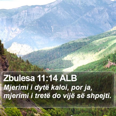 Zbulesa 11:14 ALB Bible Verse Image