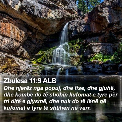Zbulesa 11:9 ALB Bible Verse Image