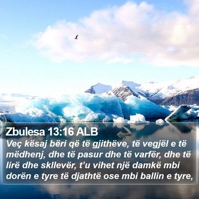 Zbulesa 13:16 ALB Bible Verse Image