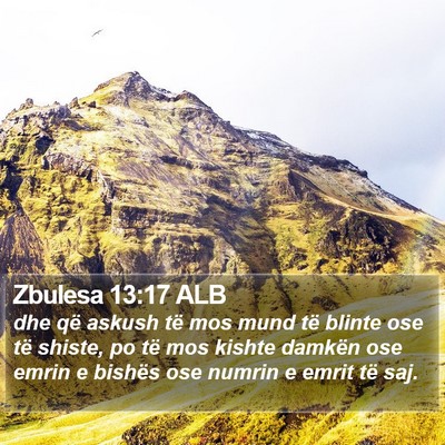 Zbulesa 13:17 ALB Bible Verse Image